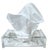 Sleek and sculptural vintage lucite tissue box holder crafted from thick, crystal-clear acrylic. This minimalist piece...