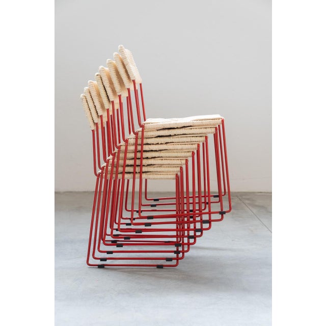 Metal N. 160 Chairs in the style of Pirela Atelier, 2000s, Set of 12 For Sale - Image 7 of 18