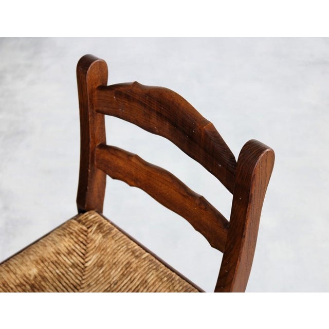 Brown Vintage Bar Table with Stools, 1950s, Set of 5 For Sale - Image 8 of 16