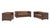 Animal Skin Tuxedo Leather Sofa - Bark Brown For Sale - Image 7 of 7
