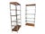 Elevate your space with this striking pair of Mid-Century Modern étagères, dating to the 1960s. Each features a sleek...