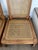 American Pair of Antique Oak/Cane Canoe Folding Chairs Circa 1920s For Sale - Image 3 of 16