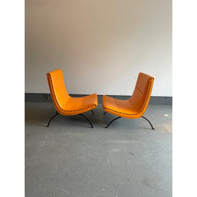 Milo Baughman Scoop Lounge Chairs for James Mfg. Unmarked - a Pair For Sale - Image 11 of 12
