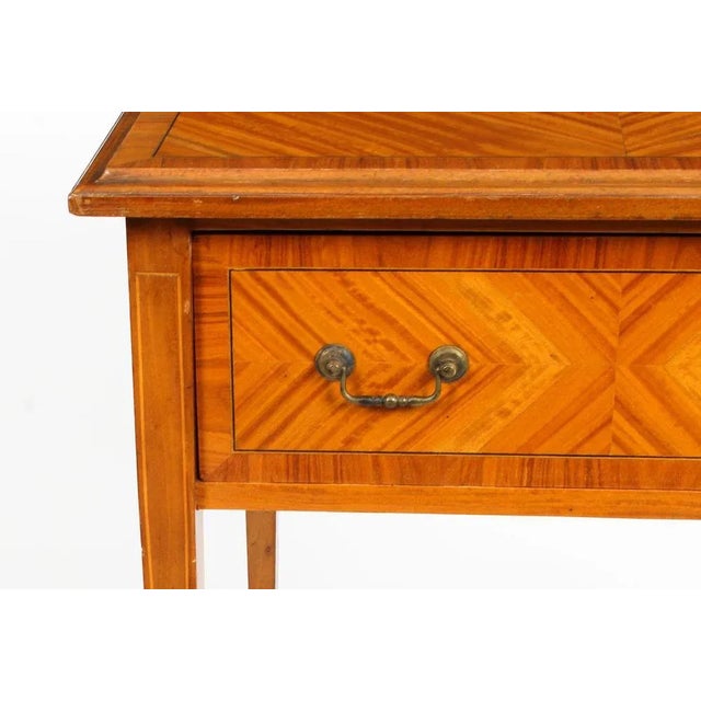 19th Century Victorian Satinwood Occasional Table For Sale - Image 4 of 14