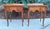 Sweet Baker Louis XV style Bedside tables. Lovely burled wood tops, graceful cabriole legs and warm hand rubbed patina....