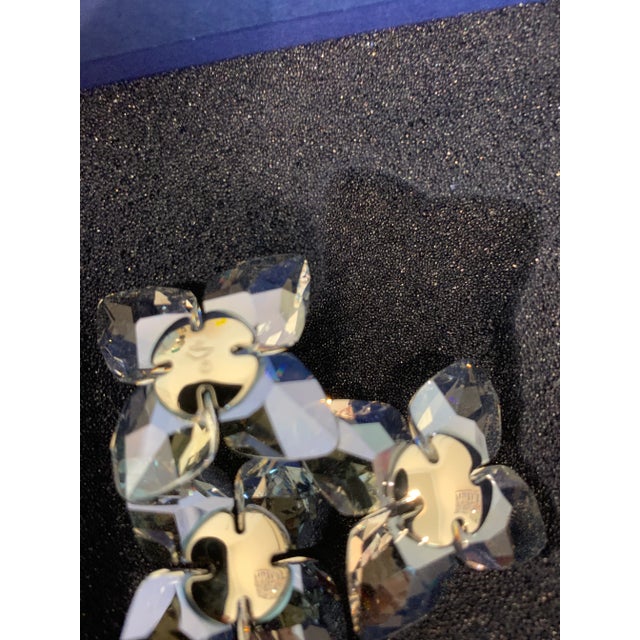 2000 - 2009 Swarovski Crystal 2009 Paradise Flowers, Dribella Crystal Moonlight Figurine For Sale - Image 5 of 10