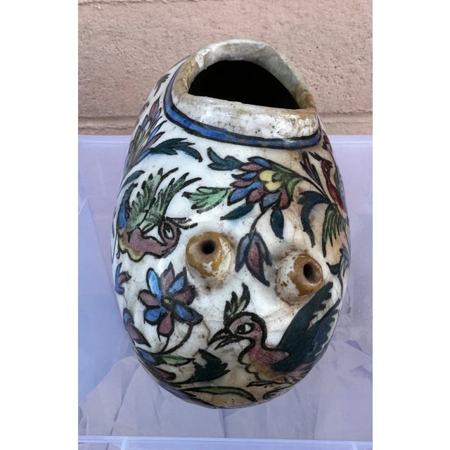Antique Persian Qajar Vase/Jug For Sale In Palm Springs - Image 6 of 9