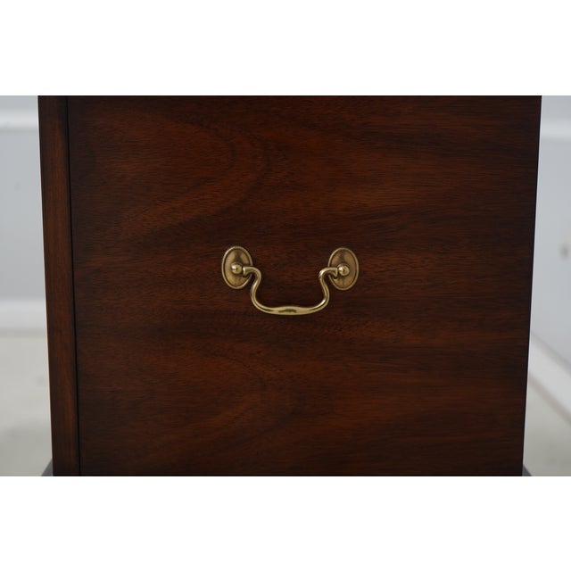 Henkel Harris Mahogany Fall Front Silver Chest For Sale - Image 14 of 18