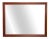 Solid Cherry Frame Rectangular Wall Mirror For Sale