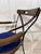 1980s Bistro Armchairs with Blue Velvet Seats by Andy Thornton, England, 1980s For Sale - Image 5 of 13