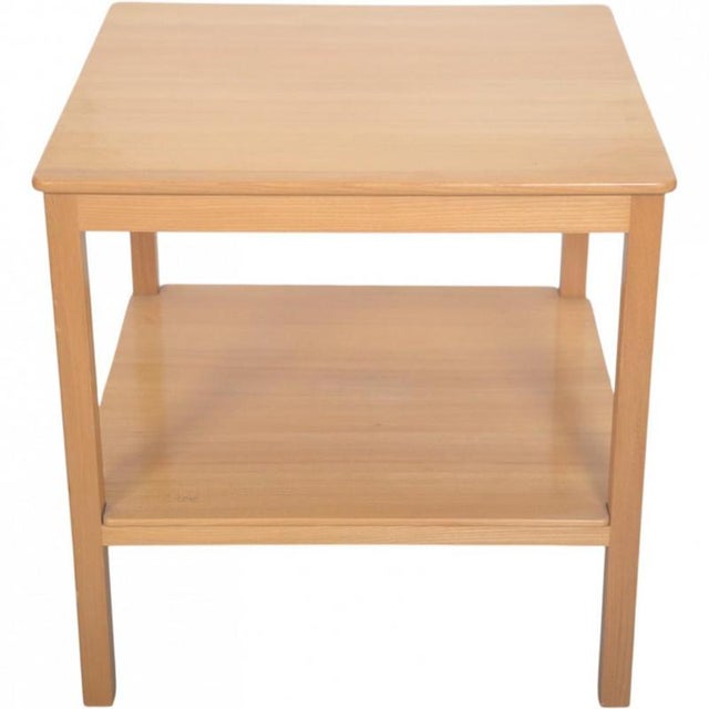 Vintage Side Table in Elm by Kaare Klint, 1970s For Sale - Image 9 of 9