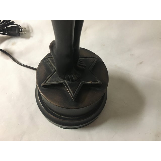 Art Deco Sculptural Lamp Clarté' Originally by Le Verrier 1928 For Sale - Image 10 of 10