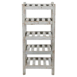 Patinated Wooden Shelf, 1940s For Sale