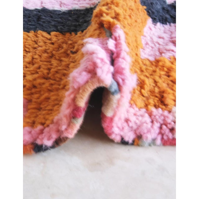 Vibrant Moroccan Boujaad Rug - 9.4 X 8 Ft For Sale - Image 4 of 8