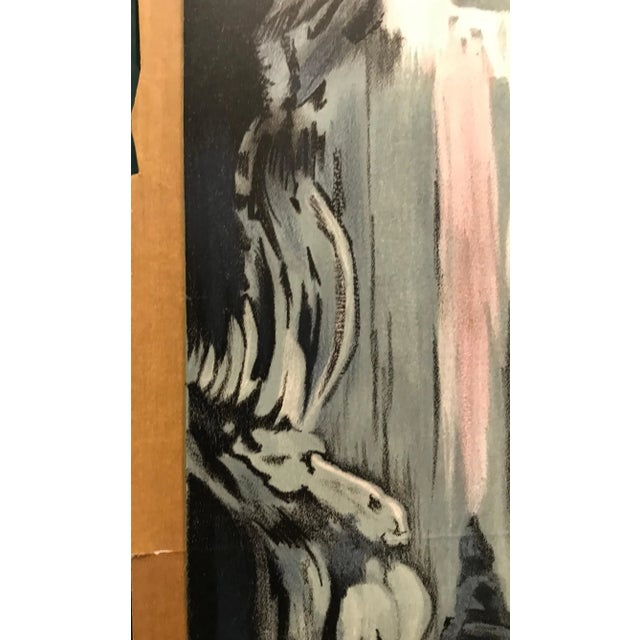 Original Vintage 1930s French Travel Poster, l'Aven Armand (Cave) For Sale - Image 4 of 6