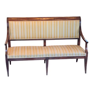 Early 19th Century Empire Settee For Sale