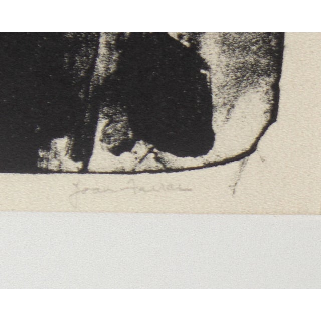 Mid 20th Century “Silence” Abstract Lithograph Print by Joan Farrar For Sale - Image 5 of 9