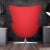 Arne Jacobsen Restored 1965 Red Arne Jacobsen Fritz Hansen Egg Chair & Ottoman For Sale - Image 4 of 12