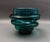 Vintage Tommie Rush Signed Green Heavy Art Glass Bowl Sculpture For Sale - Image 4 of 8