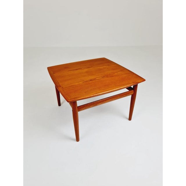 Danish Square Teak Coffee Table by Grete Jalk for Glostrup Møbelfabrik, 1960s For Sale - Image 15 of 18