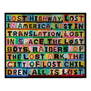 "Lost in Hollywood" - Original, Contemporary Collage/Painting by Brian McDonald For Sale