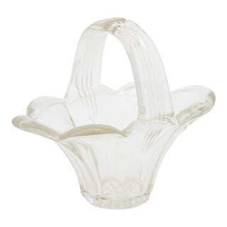 Molded Glass Basket For Sale
