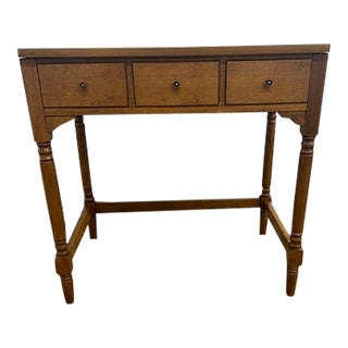 1960s Vintage Ethan Allen Vanity With Mirror For Sale
