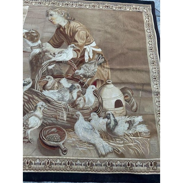 Antique Spanish Royal Manufactury Tapestry, 1890s For Sale - Image 18 of 18