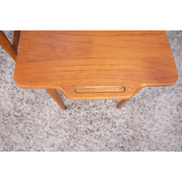 Wood Vintage Danish Nesting Table in Teak by Kurt Østervig for Jason Møbler, 1950s, Set of 3 For Sale - Image 7 of 10