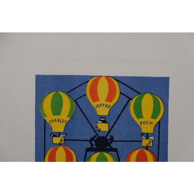 Lucien Boucher, La roue en montgolfière, Lithograph For Sale - Image 5 of 6
