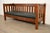 Mission Harden Furniture Antique Mission Oak Arts & Crafts Settle Sofa or Bench, Circa 1910 For Sale - Image 3 of 9