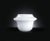 Contemporary Atollo Bowl in White Glass from VGnewtrend For Sale - Image 3 of 3