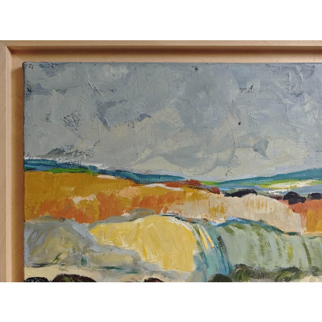 Champs en Lumiere, Abstract Landscape, Contemporary, Framed by Sophie Dumont For Sale - Image 4 of 8