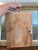 A substantial vintage butcher block cutting board crafted from solid maple by Mountain Hardwood, Adams Co. of Dorset,...
