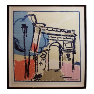 Andrianna Shamaris The Arc de Triomphe de l’Étoile Courrèges Scarf For Sale