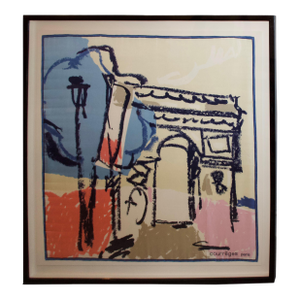 Andrianna Shamaris The Arc de Triomphe de l’Étoile Courrèges Scarf