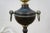 Metal Vintage Black Brass Neoclassical Mantle Urn Boudoir Vanity Table Lamp 15" For Sale - Image 7 of 14