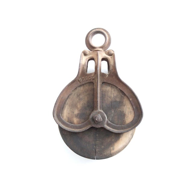 Farmhouse Antique Jamesway Barn Hay Trolley Pulley For Sale - Image 3 of 14