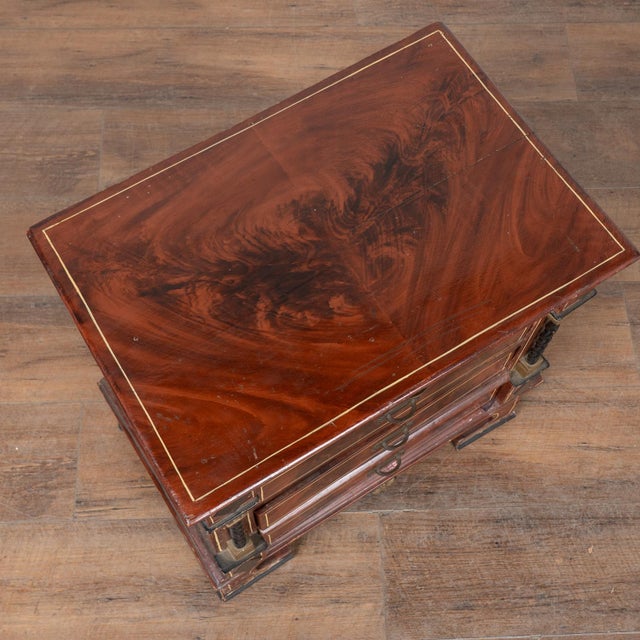 ​​​​​​​Late 18th Century Danish Pine Small Chest of Drawers, Possible Jewelry Chest For Sale - Image 4 of 12