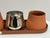 Terra Cotta Georg Jensen Terra Tray + Three Pots Set For Sale - Image 8 of 12