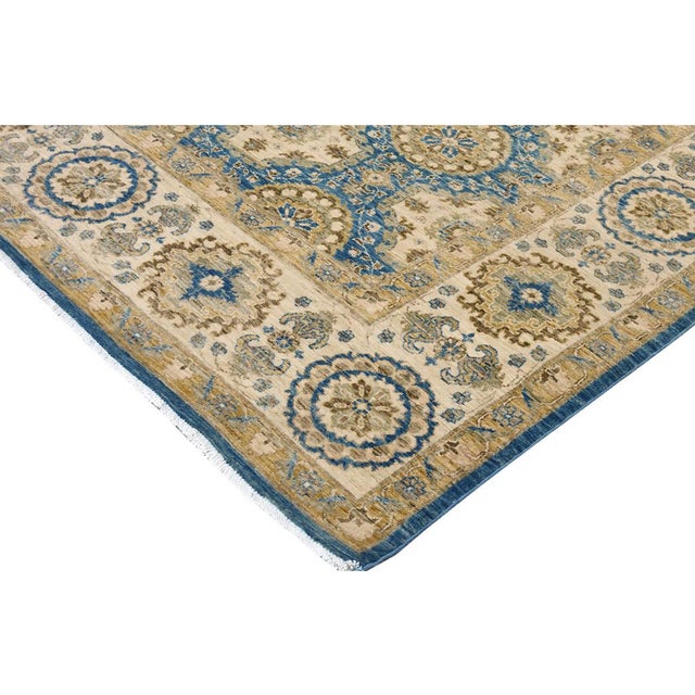 A sophisticated choice for any home décor, this magnificent hand knotted rug, made with hand-spun, vegetable dyed wool by...