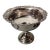 Vintage Silverplate Compote Serving Dish Bowl Embossed Grape & Vine Border For Sale
