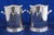 You are viewing a pair of handsome, silver plated champagne buckets made by Louis Roederer with the stamp on the front and...