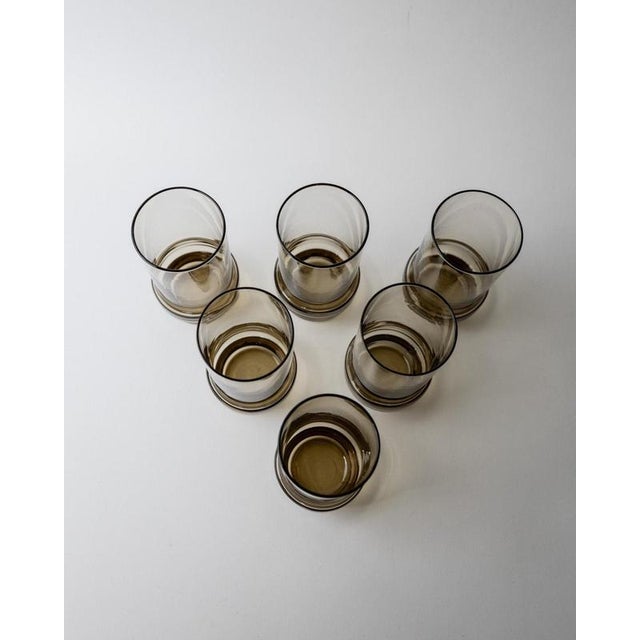 Vintage Drinking Glasses, 1970s, Set of 6 For Sale - Image 6 of 12
