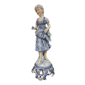 Meissen Woman Figurine 11in Early Mark 1764