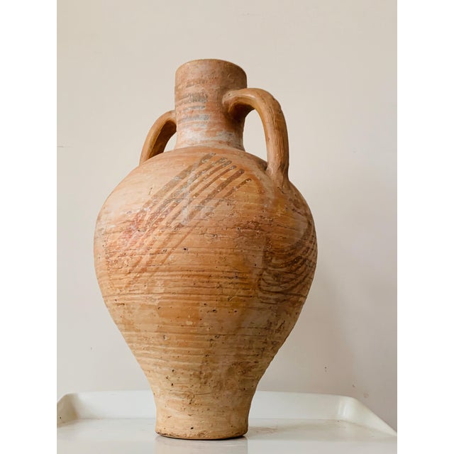 Baroque 19th Century Picher "Cantaro" from Calanda, Spain, Terracotta Vase For Sale - Image 3 of 18