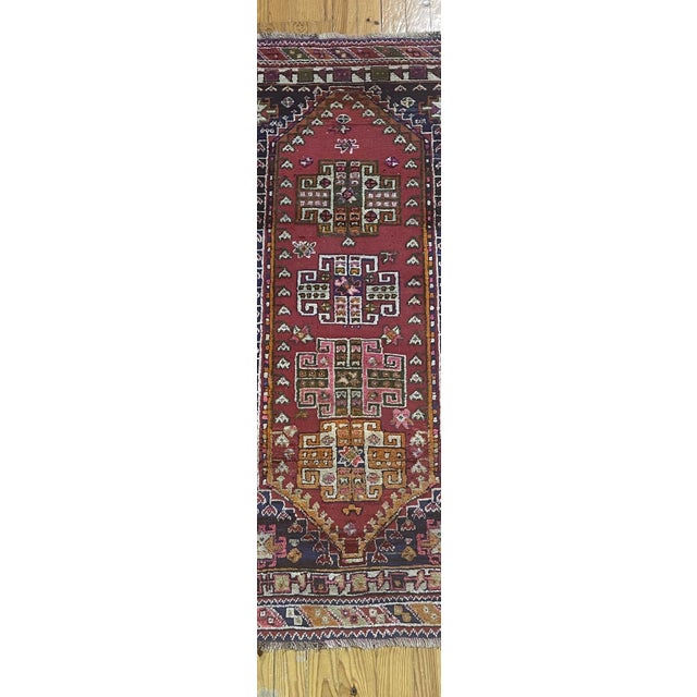 Vintage Middle Eastern Rug For Sale - Image 5 of 8