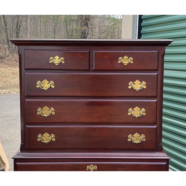 Colonial Furniture Solid Cherry Tall Dresser Chairish