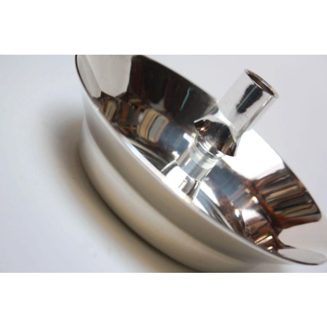 Jens Quistgaard for Dansk Silver-Plated Candle Holders - A Pair For Sale - Image 10 of 11