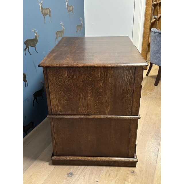Vintage Chest of Drawers in Oak, 1930s For Sale - Image 3 of 11
